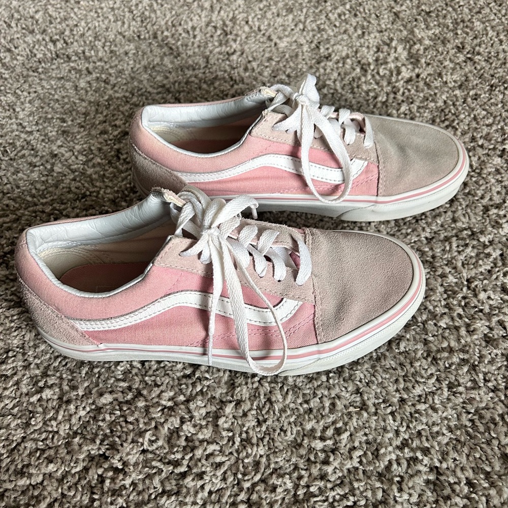 Pink suede Vans